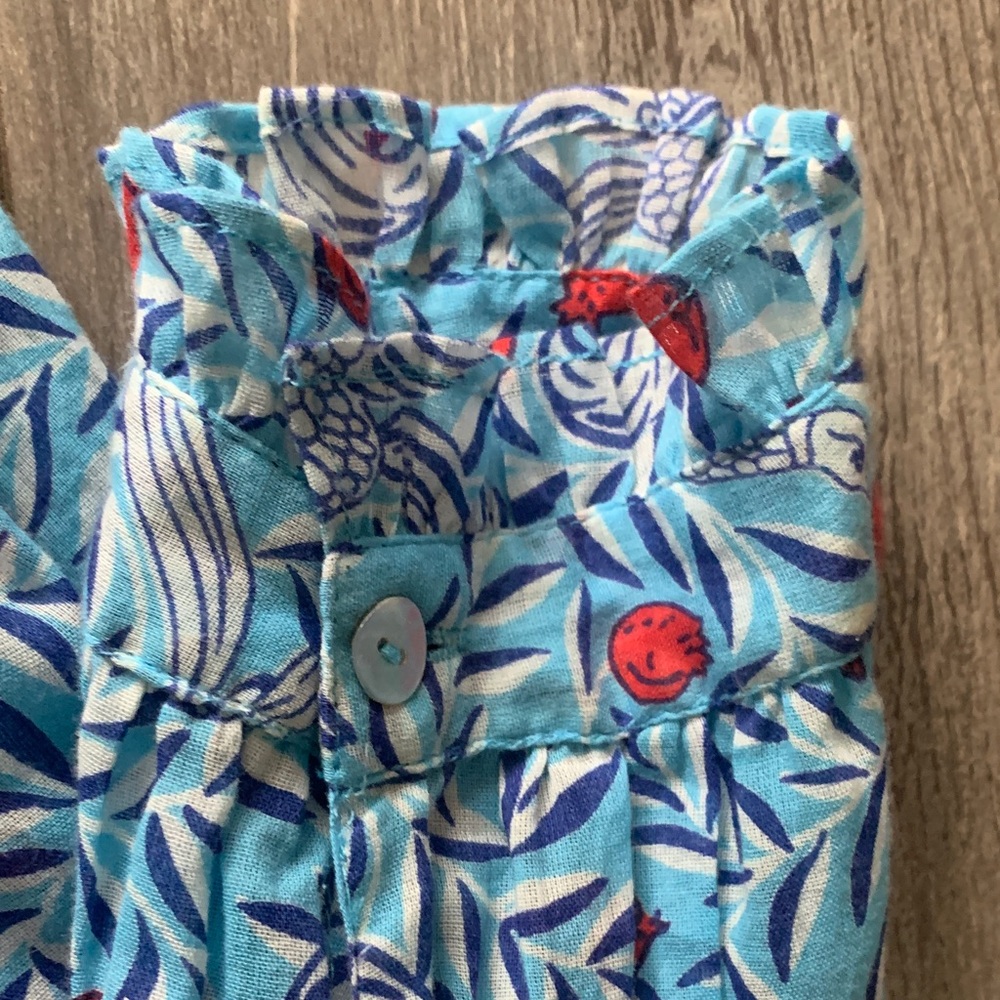 Banjanan Blue and Red Patterned Blouse - Picture 10 of 12